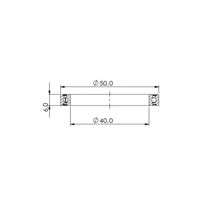 Union Ložisko kuličkové CB-251 6708/6W 2RS 40x50x6