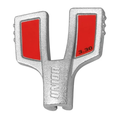 UNIOR Motýlek 3,3 mm červený centrklíč