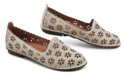 Urban Ladies 241-25 béžové dámské nadměrné mokasíny