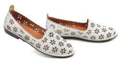 Urban Ladies 242-25 bílé dámské nadměrné mokasíny