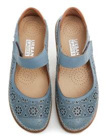 Urban Ladies 246-25 modrá dámska nadmerná letná obuv