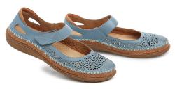 Urban Ladies 246-25 modrá dámska nadmerná letná obuv