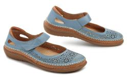 Urban Ladies 246-25 modrá dámska nadmerná letná obuv