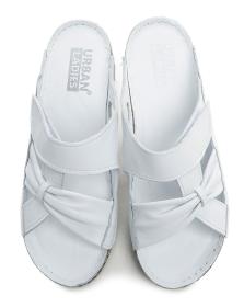 Urban Ladies 439-25 bílé dámské letní nazouváky