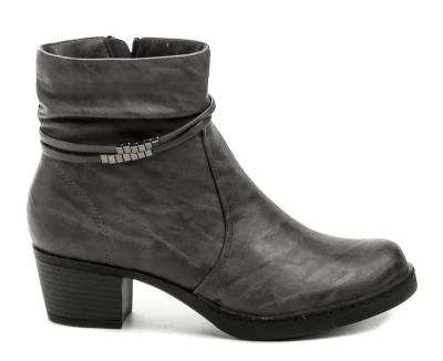 Urban Ladies 5300 tmavě šedé dámské zimní boty