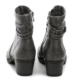 Urban Ladies 5300 tmavě šedé dámské zimní boty