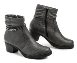 Urban Ladies 5300 tmavě šedé dámské zimní boty