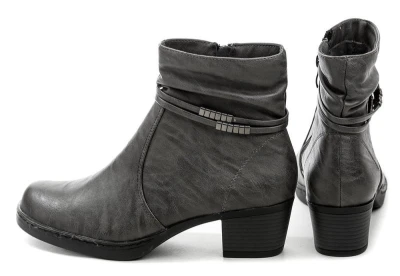 Urban Ladies 5300 tmavě šedé dámské zimní boty