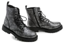 Urban Ladies 8251 šedo strieborné dámske zimné topánky