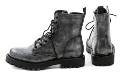 Urban Ladies 8251 šedo strieborné dámske zimné topánky