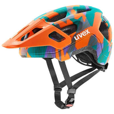 Uvex React Jr. Papaya Camo Matt (s4107070900) juniorská helma