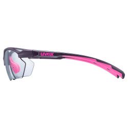 Uvex Sportstyle 802 Small Vario, Purple Pink Mat (3301) 2021 cyklistické brýle
