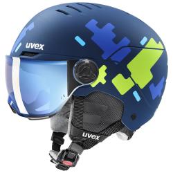 Uvex Rocket Jr Visor Blue Puzzle M (s5662638000) juniorská prilba + zľava 300,- na príslušenstvo Uvex Rocket Jr Visor Blue Puzzle M (s5662638000) juniorská prilba + zľava 300,- na príslušenstvo