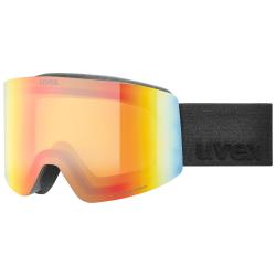 Uvex Provoqe Fm Black Matt Dl/rainbow (partial White Red) On Yellow-clear S2 (s5506822230) lyžařské brýle