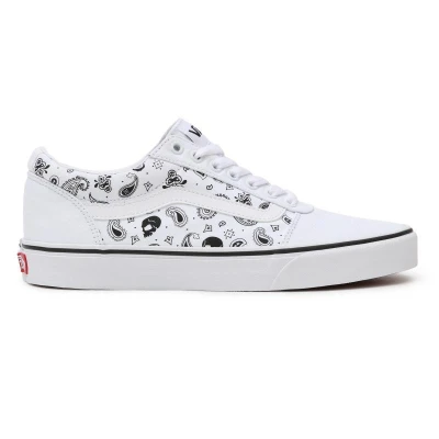 Vans MN Ward (Skull Bandana) white/white pánské tenisky