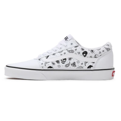Vans MN Ward (Skull Bandana) white/white pánské tenisky