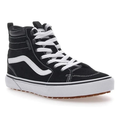 Vans YT Filmore HI Guard (Suede) black/white dětské zimní boty