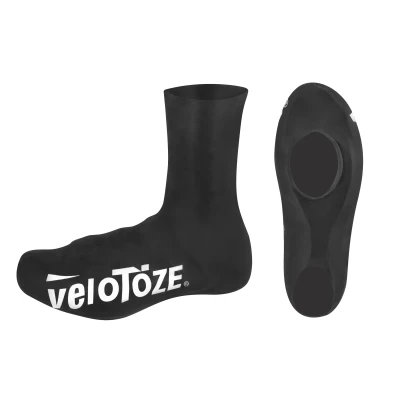 VELOTOZE Návleky treter ROAD latex vysoké černé VELOTOZE Návleky treter ROAD latex vysoké černé
