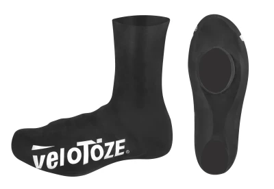 VELOTOZE Návleky treter ROAD latex vysoké černé
