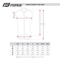 Force Vesta WIND černá, síťovaná záda