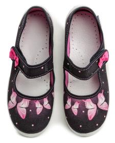 Vi-GGa-Mi Sara modro růžové dívčí baleríny