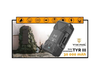 VIKING Solární powerbanka TYR III