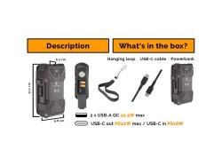 VIKING Solární powerbanka TYR III