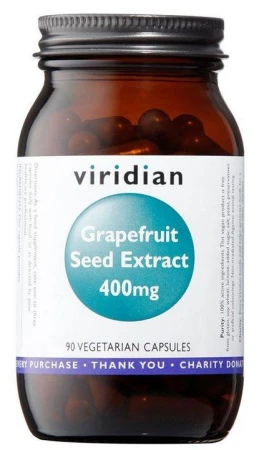 Viridian Grapefruit Seed Extract 400mg (Extrakt ze semínek grepfruitu) 90 kapslí