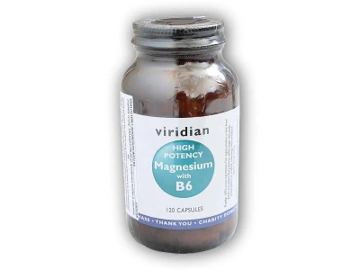 Viridian High Potency Magnesium with B6 120 kapslí Viridian High Potency Magnesium with B6 120 kapslí