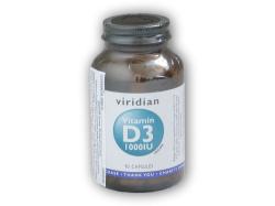 Viridian Vitamin D3 1000iu 90 kapslí Viridian Vitamin D3 1000iu 90 kapslí