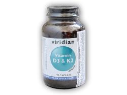 Viridian Vitamin D3 K2 90 kapslí Viridian Vitamin D3 K2 90 kapslí