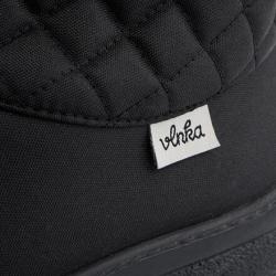 Vlnka Dámske prešívané snehule na zips - čierna POUZE EU 42 (VÝPREDAJ)