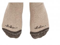 Vlnka Ovčí ponožky merino se zdravotním lemem 3 ks Krémové