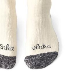 Vlnka Ovčí ponožky merino se zdravotním lemem 3 ks Krémové