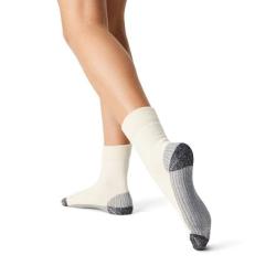 Vlnka Ovčí ponožky merino se zdravotním lemem 3 ks Krémové