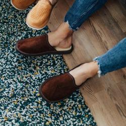 Vlnka pánské letní kožené pantofle - tmavě hnědá POUZE EU 42 (VÝPRODEJ)