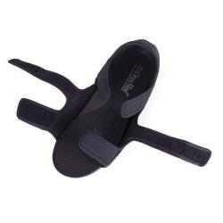 Vlnka Zdravotní ortopedická obuv otevřená se širokým otevíráním Černá POUZE EU 36 (VÝPRODEJ)