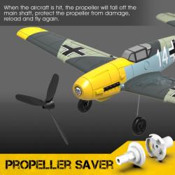 Volantex RC letadlo BF-109 RTF se 6ti osou stabilizací z odolného EPP materiálu