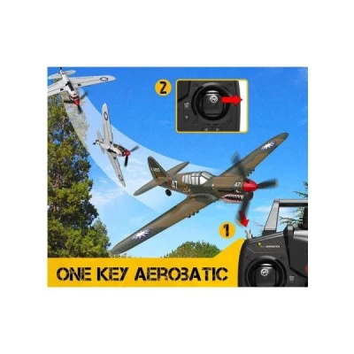Volantex RC letadlo P-40 Warhawk RTF se 6ti osou stabilizací z odolného EPP materiálu
