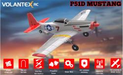Volantex RC letadlo Volantex Mustang P51 RC Gilder