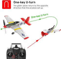 Volantex RC letadlo Volantex Mustang P51 RC Gilder