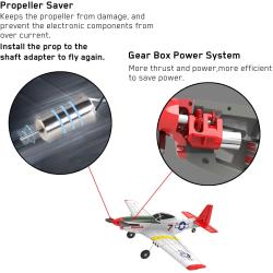 Volantex RC letadlo Volantex Mustang P51 RC Gilder