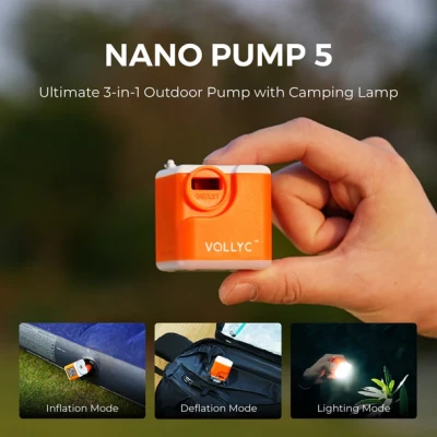 Vollyc Sada: Cestovní vakuové pytle EZY Pack 4xM+NANO pumpa