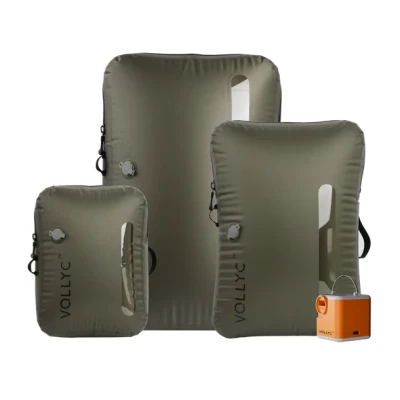 Vollyc Sada: Cestovní vakuové pytle EZY Pack S+M+L+NANO pumpa