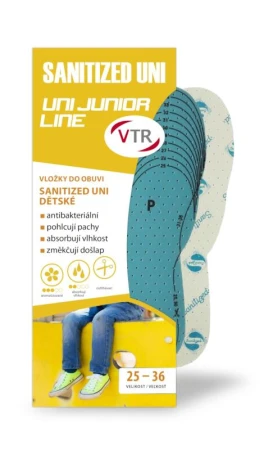 VTR Vložky do bot SANITIZED UNI dětské - ostřihávací 25-36