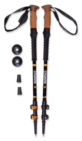 Warmpeace HIKER black/yellow trekové hole Warmpeace HIKER black/yellow trekové hole