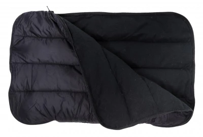 Warmpeace POLŠTÁŘEK PÉŘOVÝ ZIP black