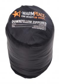 Warmpeace POLŠTÁŘEK PÉŘOVÝ ZIP black