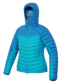Warmpeace VIKI LADY dámská péřová bunda POUZE XS fresh blue/winter blue (VÝPRODEJ)