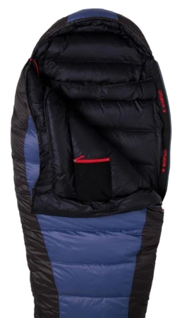 Warmpeace VIKING 600 150 cm Left shadow blue/grey/black spacák + sleva 500,- na příslušenství